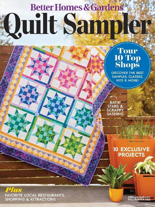 Title details for Quilt Sampler by Dotdash Meredith - Available